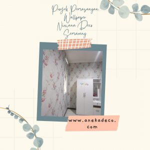 Pemasangan Wallpaper Modern di Jl Tlogomulyo Selatan Pedurungan Semarang