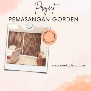 Pemasangan Gorden Blackout di Apartemen Tentrem Suite Semarang